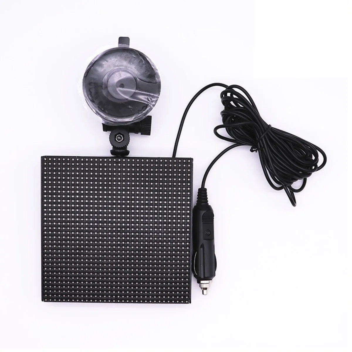 Bluetooth wireless LED car display screen with aluminium frame and 32x32 resolution
