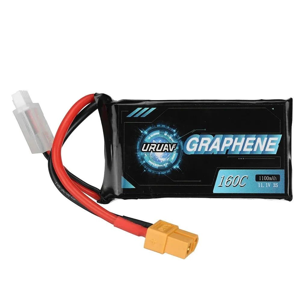 7.4V 1200mAh RC lithium battery measuring 15x36x70mm for remote control cars and ships