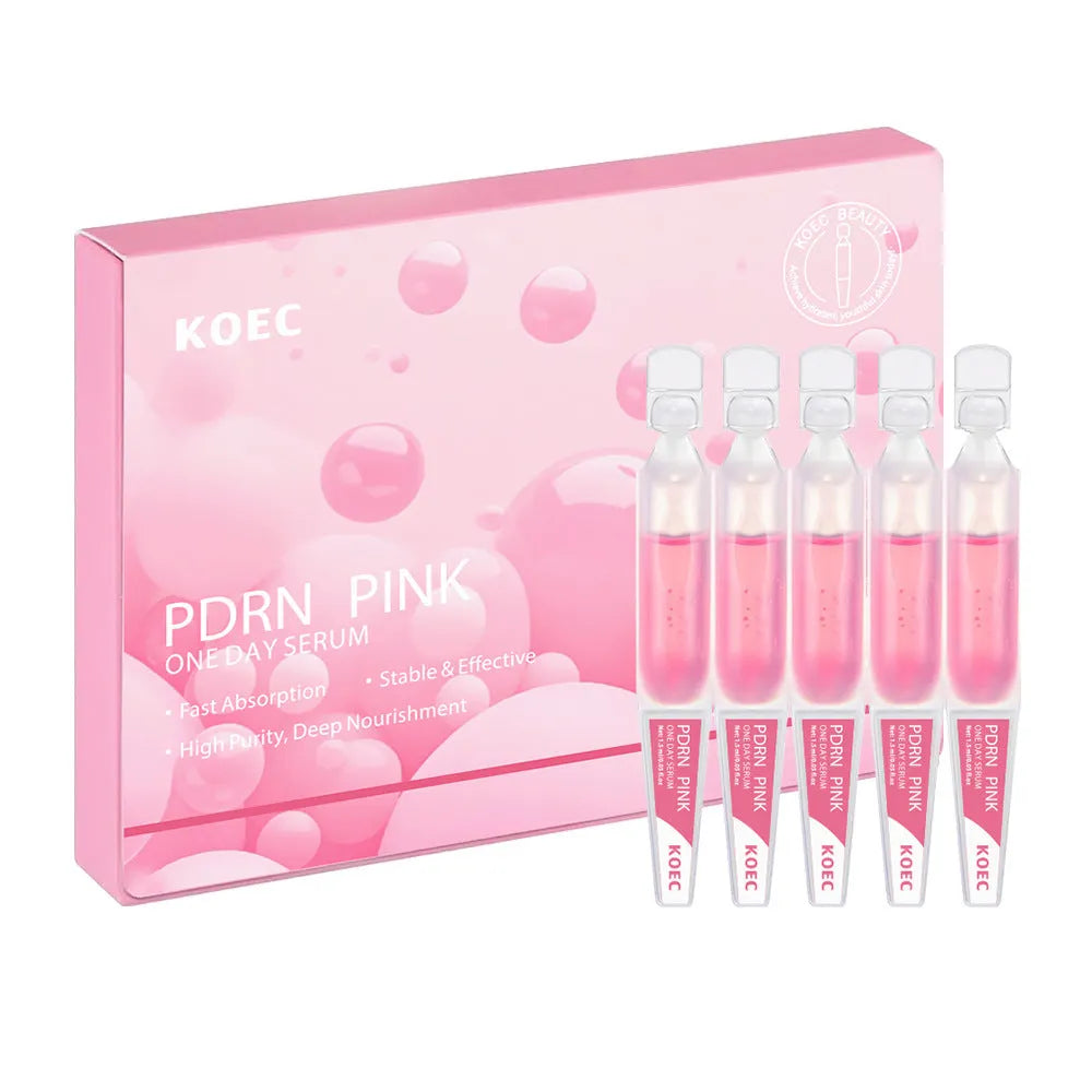 KOEC Powder Polypeptide Disposable Moisturising Face Masks 10 pack, showing sealed latex sheets.