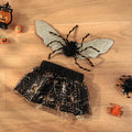 Polyester halloween party dog suit costume in suit colour design shown in multiple sizes