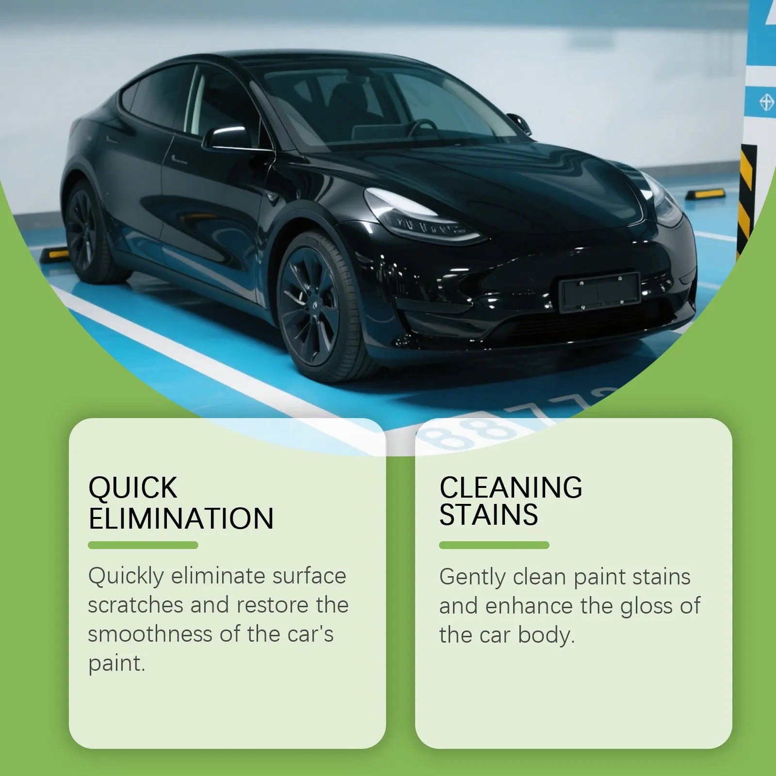 100g tube of nano coating car scratch repair polish cream for automotive paint.