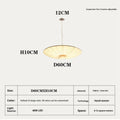 New Chinese minimalist bedroom chandelier with beige fabric shade and alloy frame