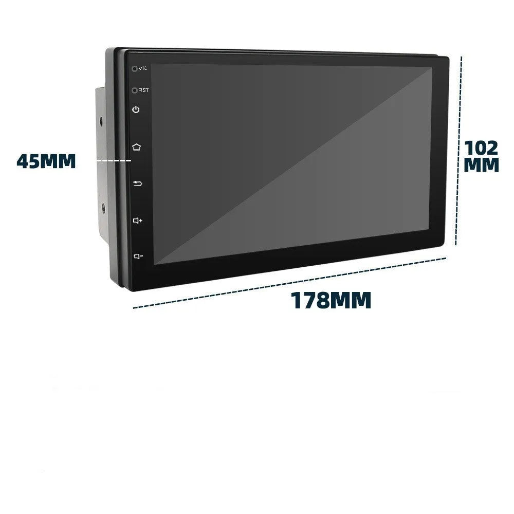 Black universal car navigation system with 7-inch screen for manual transmission vehicles
