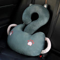 Cartoon animal design car cushion pillow measuring 65cm square with PP cotton filling