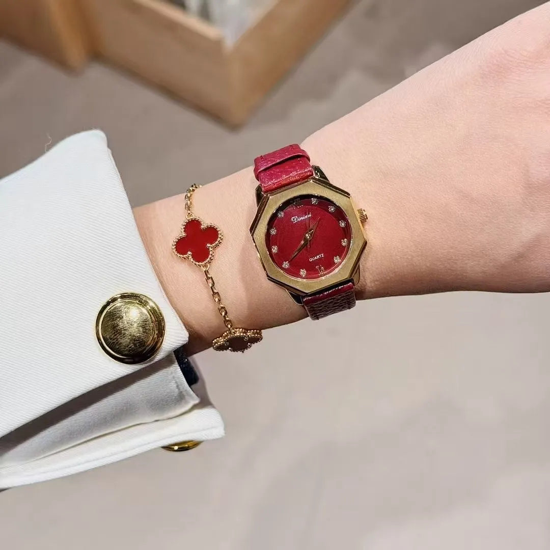 Traditional Chinese style alloy women's watch with 8mm thickness and multiple design variations
