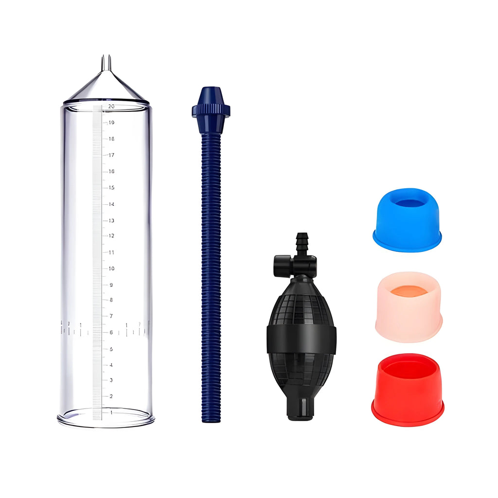 Male minimalist home exercise machine silicone cover accessory with plastic valve exerciser colour