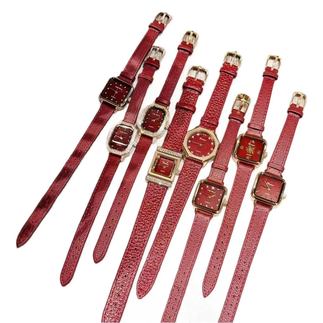 Traditional Chinese style alloy women's watch with 8mm thickness and multiple design variations