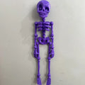 3D printed skull refrigerator magnet in multiple colours measuring 18cm high