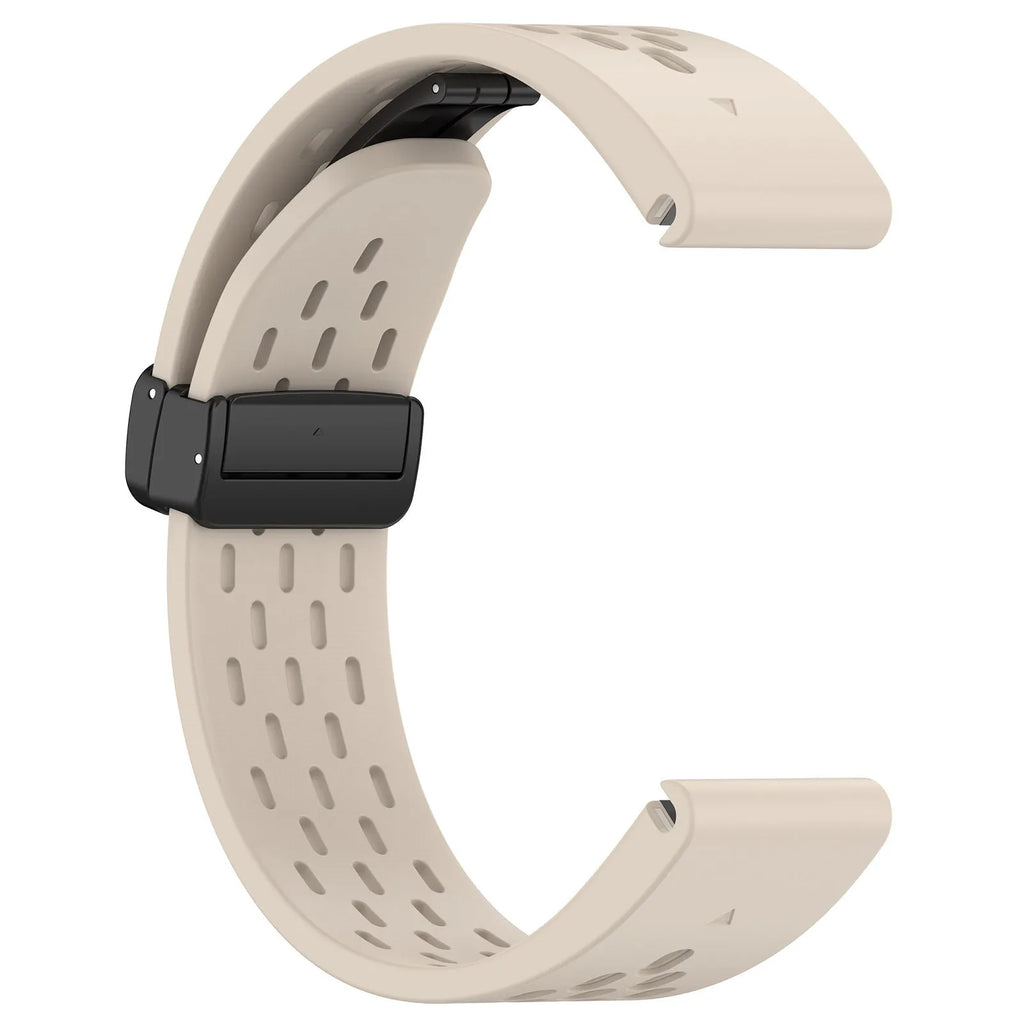 Garmin Fenix compatible quick release silicone watch strap in multiple colours with a screwdriver tool.