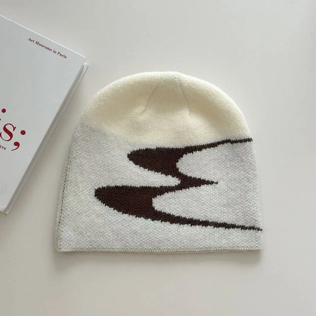 Acrylic unisex beanie hat in size M for 56-58cm head circumference in black colour