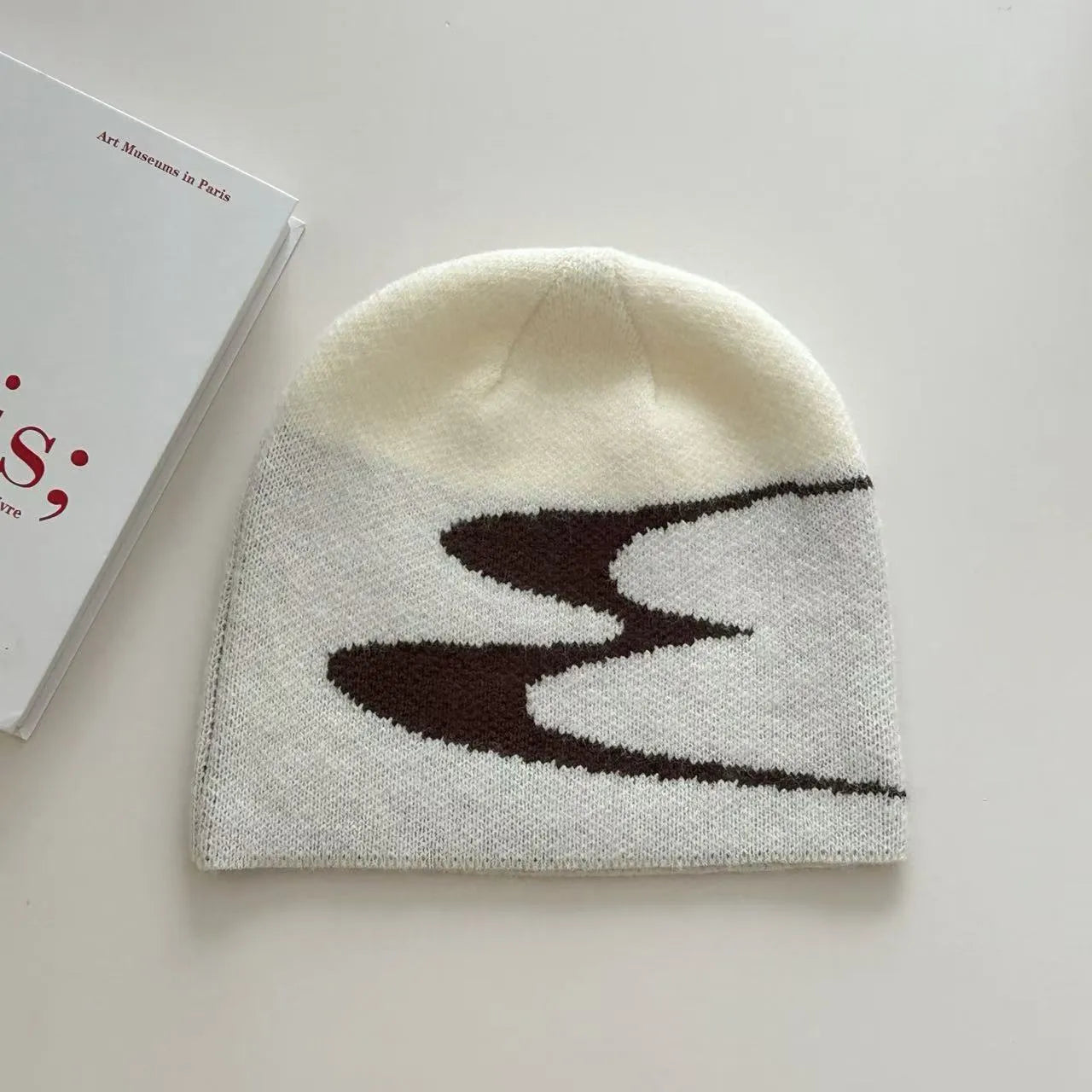 Acrylic unisex beanie hat in size M for 56-58cm head circumference in black colour