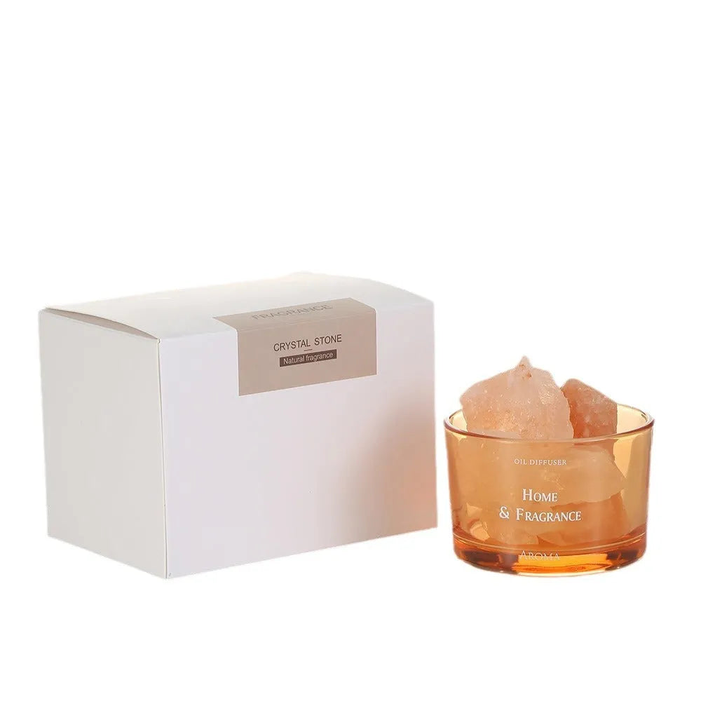 Girls' light perfume household fire-free aromatherapy crystal diffuser with 10 essential oil bottles