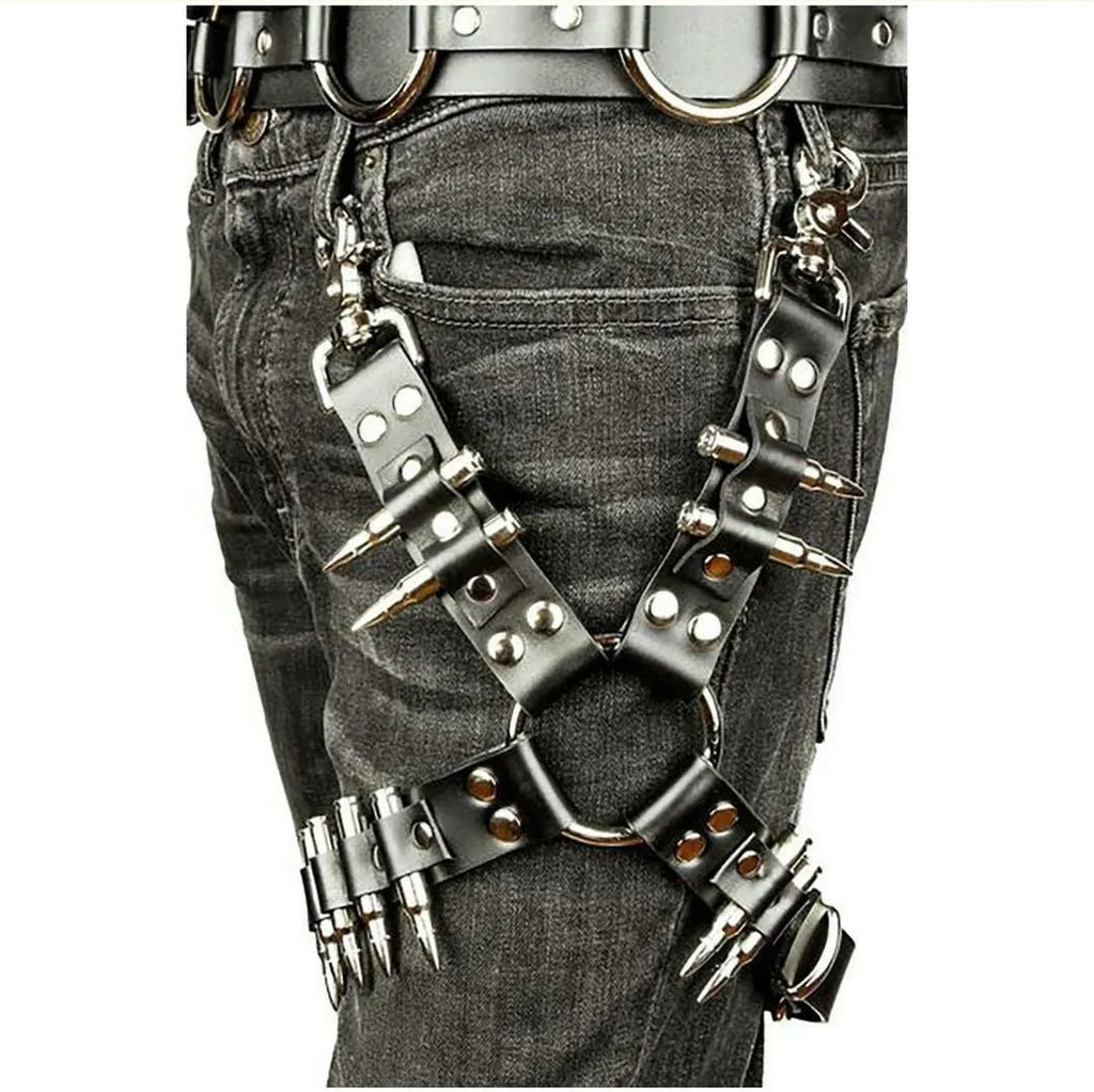 Women's high-waisted black PU leather leggings for casual and active wear