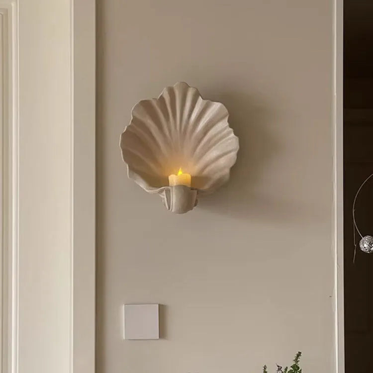 White simulation shell resin fruit plate ornament for table centrepiece decoration