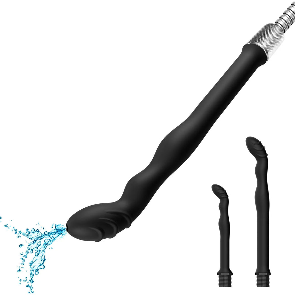 Black silicone hosepipe flusher sausage filler for back court cleaning in two sizes