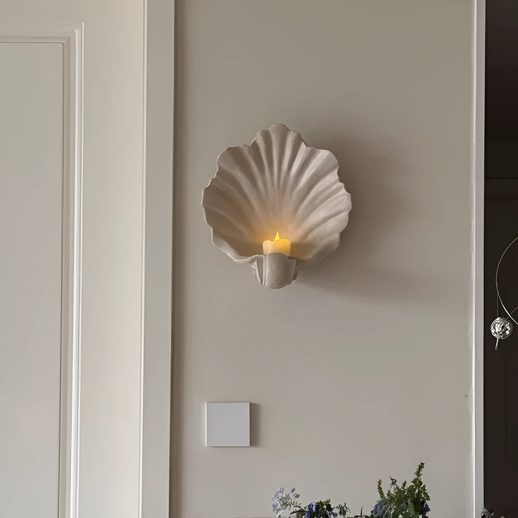 White simulation shell resin fruit plate ornament for table centrepiece decoration