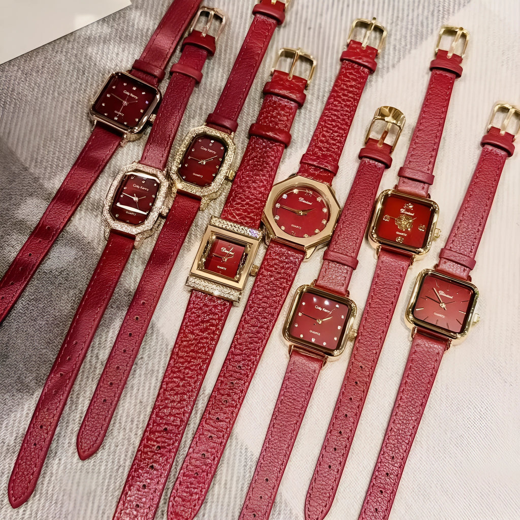 Traditional Chinese style alloy women's watch with 8mm thickness and multiple design variations