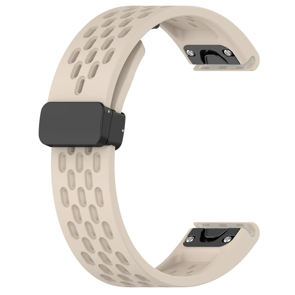Garmin Fenix compatible quick release silicone watch strap in multiple colours with a screwdriver tool.