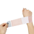 A pair of high elastic breathable athletic wristguards in black, grey, or pink colours.