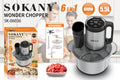 Stainless steel meat grinder with 5L capacity and adjustable speed controls for baby food preparation