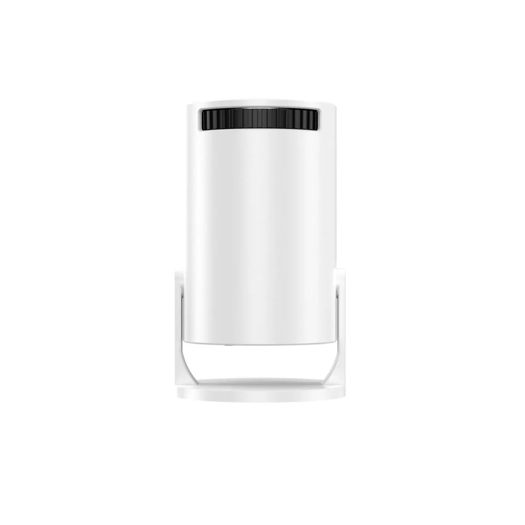 White mini wireless portable projector for home HD projection with same-screen technology