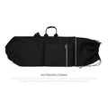 Waterproof nylon skateboard backpack in camouflage colour with 20-35 litre capacity for outdoor sports.
