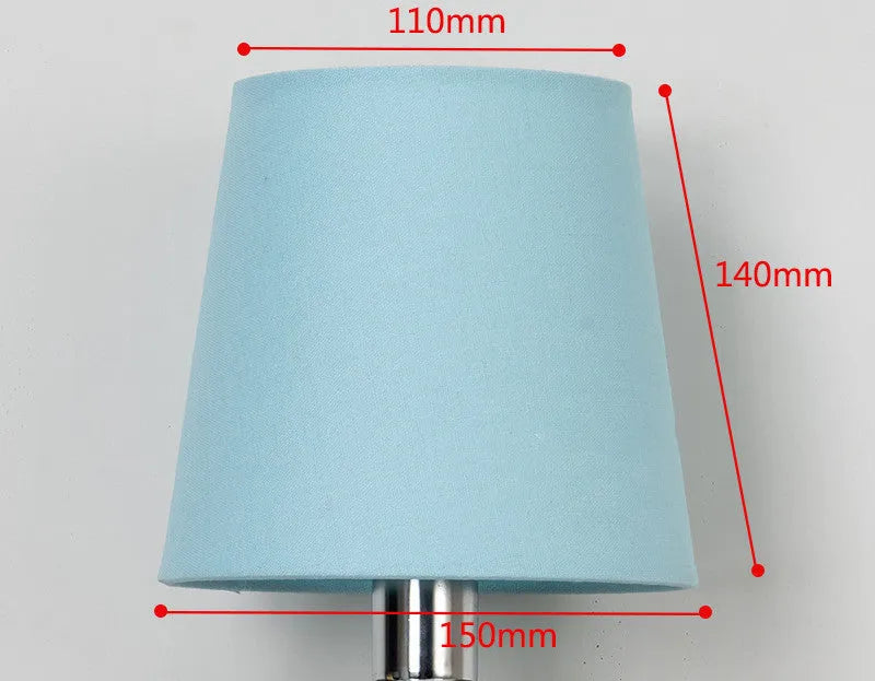 Modern minimalist fabric lampshade in a mini size for pendant lights, shown in a beige colour.