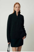 Loose lapels wool bandage dress in black or grey with long sleeves for autumn winter wear