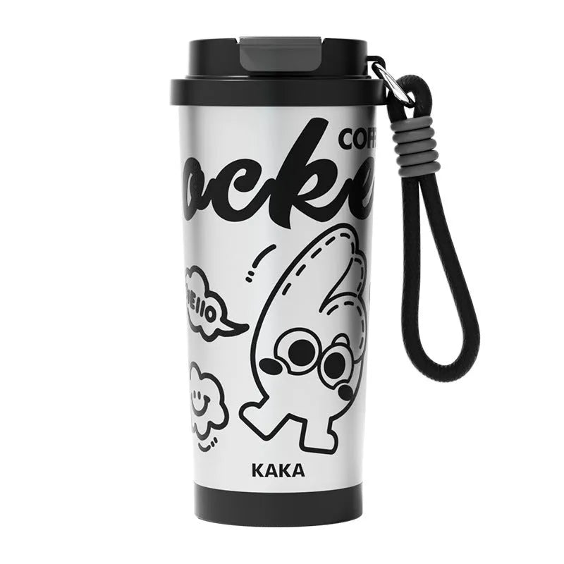 Small 500ml vacuum cup with stainless steel construction in various colour options