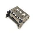 Silver HDMI host interface socket adapter for gaming console connectivity