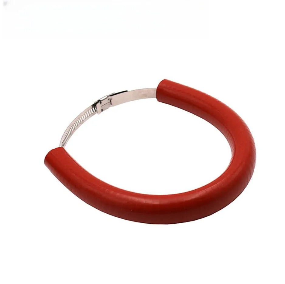 Universal motorcycle exhaust pipe anti-drop wring gasket in black blue orange colours