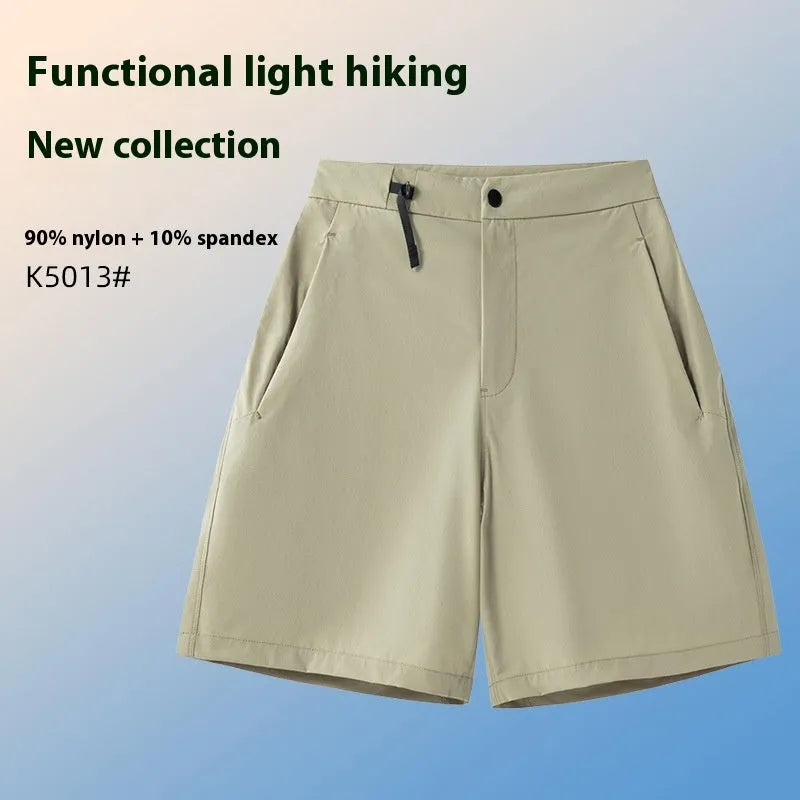 Men's quick-drying sports shorts with elastic 3D cutting in various colour options
