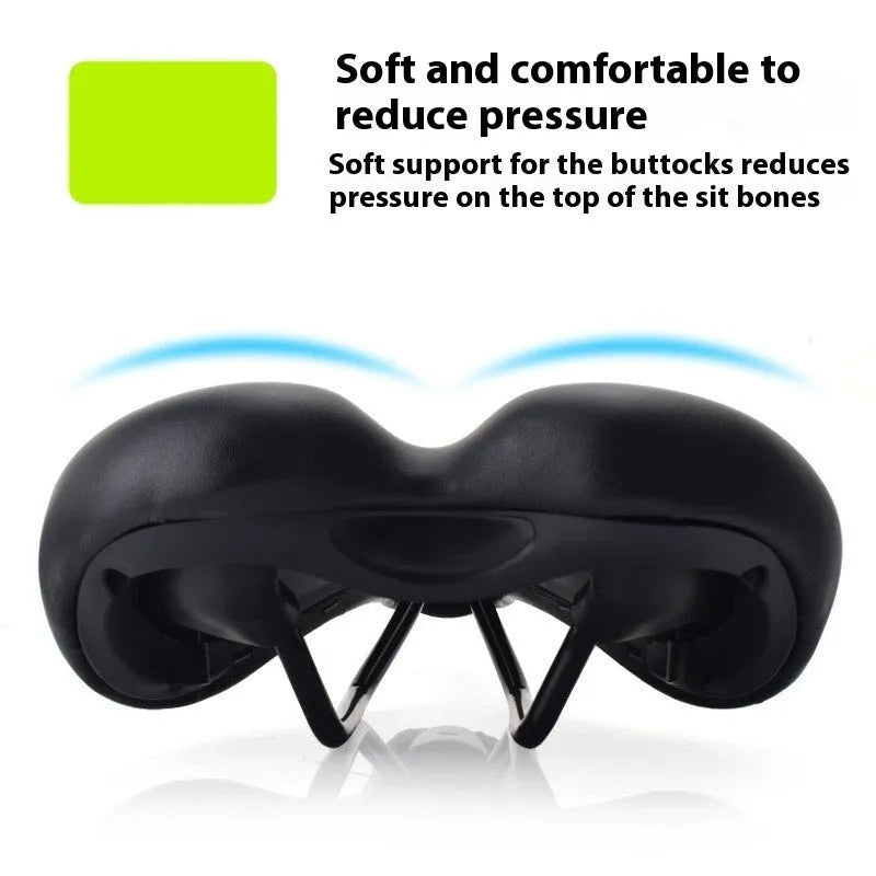 Bicycle saddle cushion replacement cover with hollow design measuring 270mm by 180mm in 3147 colour
