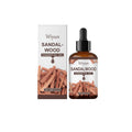 30ml glass bottle of sandalwood essential oil with dispenser top