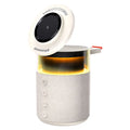 White household desk Bluetooth three-in-one wireless magnetic charger with lighting