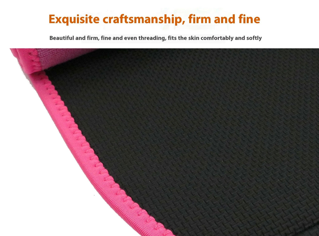 Neoprene lumbar support belt for running and fitness sports in black colour