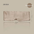 Mulberry silk sleep eye mask in champagne gold colour for light blocking