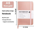 A5 soft skin-feel PU leather diary with strap closure and horizontal ruled pages in multiple colour options