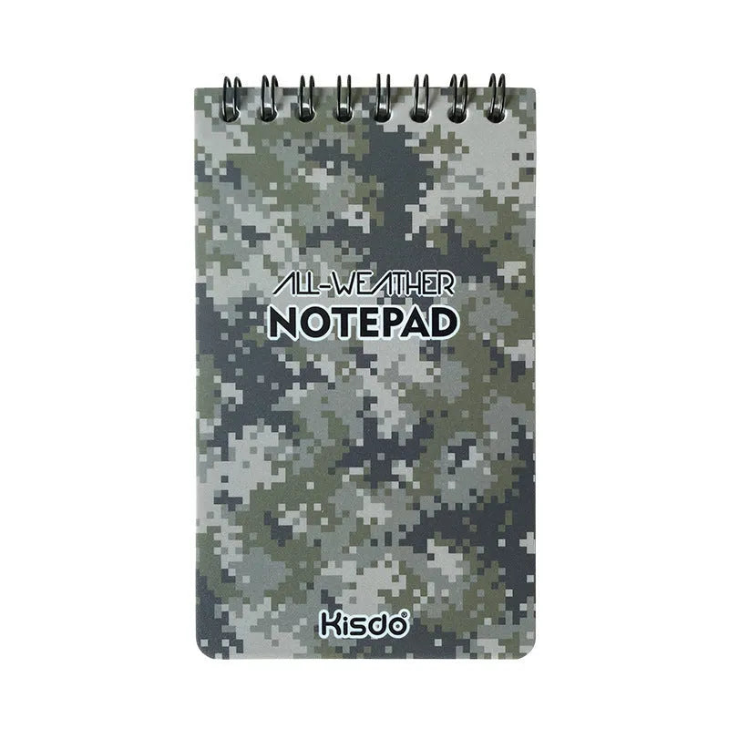 A5 waterproof spiral notepad with stone paper pages in six colour options