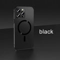Aluminium frame magnetic iPhone case with lens glass cover in multiple colour options