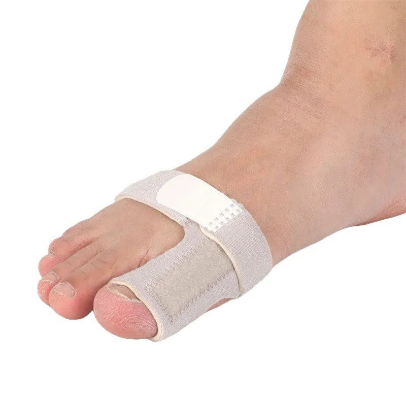Toe fracture protective sleeve with steel bar in black fabric