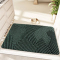 Silk ring entrance carpet with alien shape, cartoon anime pattern, and wire ring construction in 60x90cm size