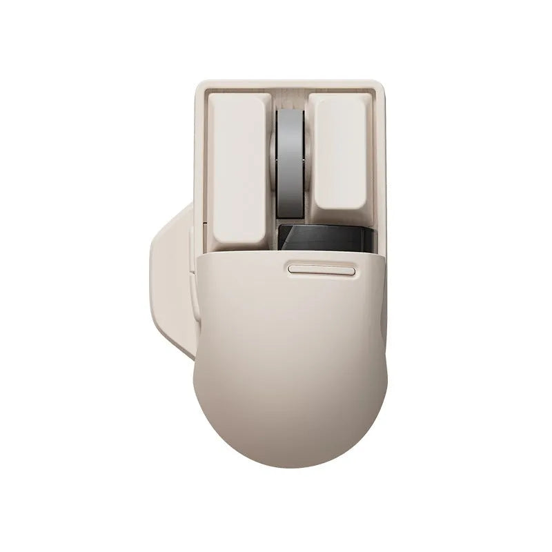 Xiaoqiao wireless gaming mouse in Tofu colour with seven buttons and scroll wheel