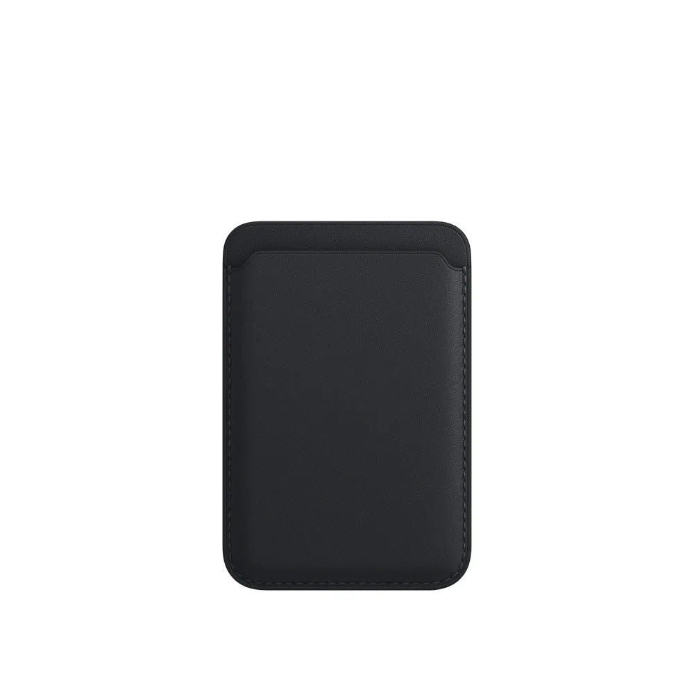 PU leather MagSafe wallet case for iPhone with built-in magnetic card holder in multiple colour options