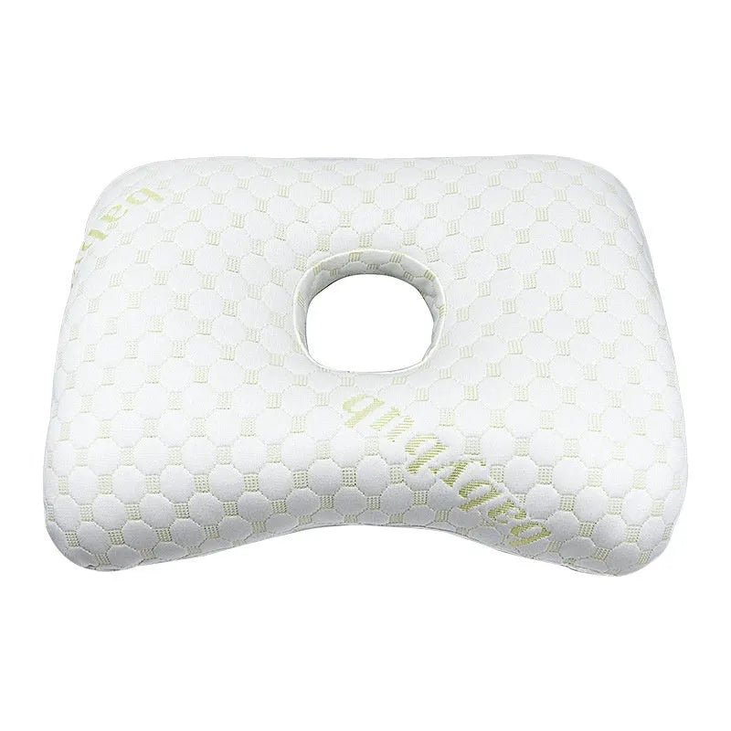 Beauty salon single hole ear pillow with polyester fibre filling in new Chinese style, 39cm by 28cm dimensions