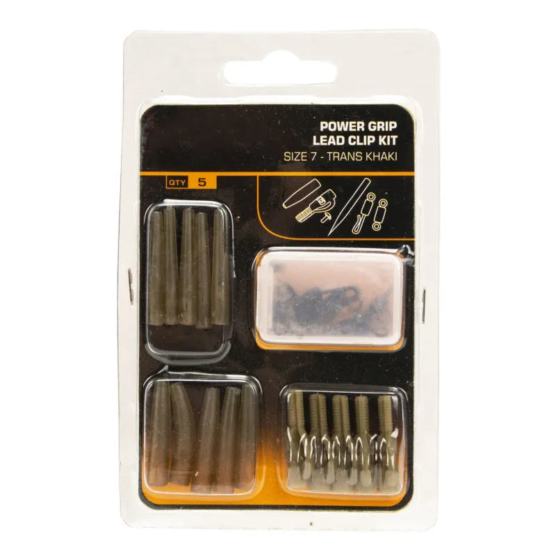 Thirty loose carp fishing accessory parts including anti-winding pipes, threaded hoses, rotation parts, and screws.
