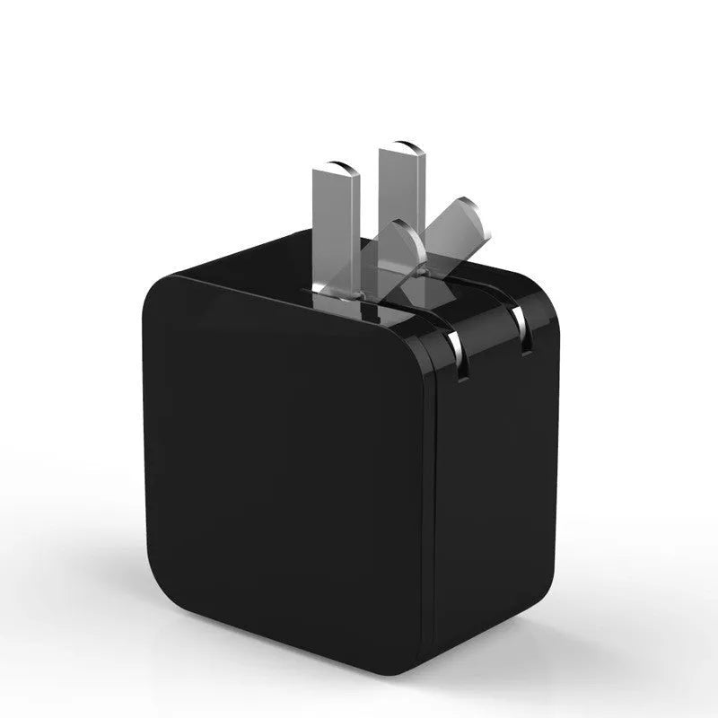 5V 2.4A dual USB travel charger with digital display showing voltage reading