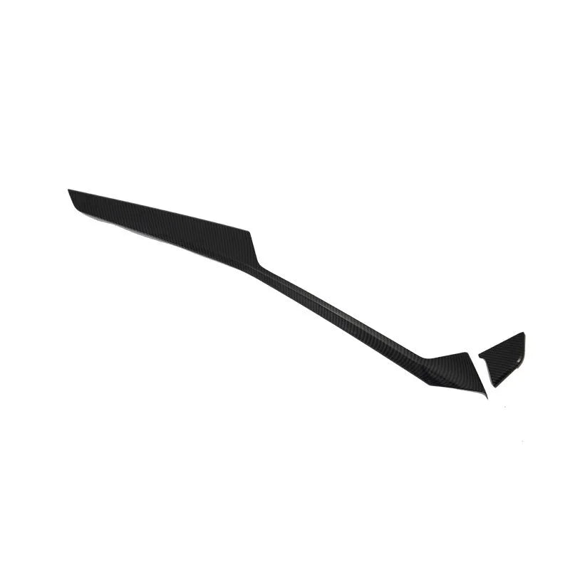 Black ABS cup holder decoration trim panel for BMW X5 2019 interior with front row low configuration