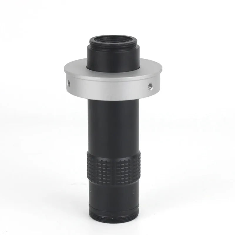 Black industrial camera monocular lens with 30mm diameter and 84mm length