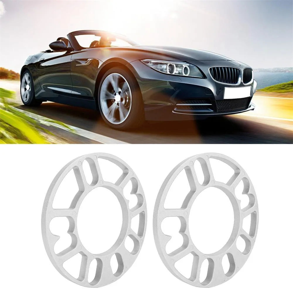 Automotive wheel hub widening gasket/spacer for brake caliper clearance in multiple thickness options